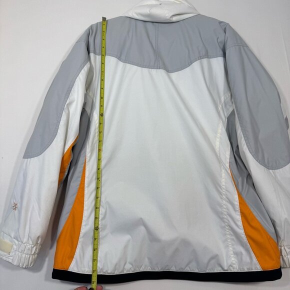 Columbia Sport Women Interchange 3-in-1 Fleece Winter Ski Jacket XL Y2K White - Picture 10 of 10